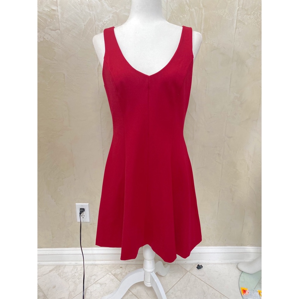 NWT Amanda UpRichard Red Sleeveless Dress